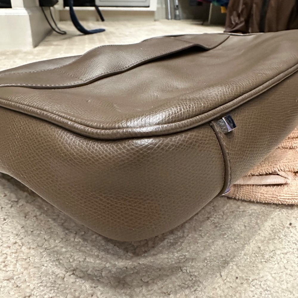 Furla Brown Leather soft side brief case/tote, Unisex - Picture 14 of 16